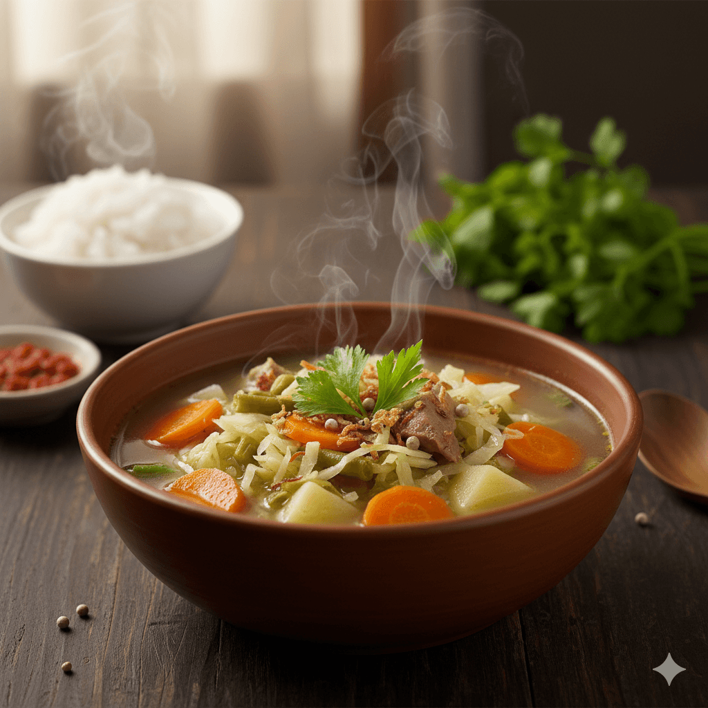 Sayur Sop Wortel Kentang Kol