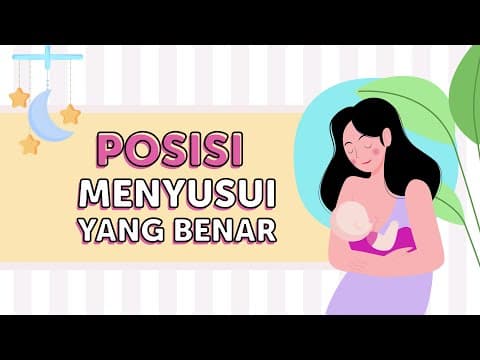 TIPS DAN TRIK POSISI MENYUSUI YANG BENAR